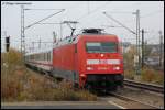 101 145-1 zieht am ...  P.F. 01.11.2007
