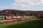 152 152 mit G�terzug ...  Mirko Kiefer 03.11.2007