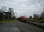 Am 4.11.07 durchfahren PBSV 19 u. 20 den Bf. Lutherstadt ...