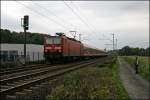 Die Dortmunder 143 234 ist mit der RB91 (RB 39173) ...