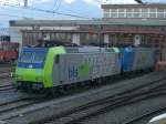 Die BLS 485 001 ...  Tobias Schuminetz, Hirschau 04.11.2007