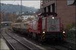DE 24 der Dortmunder Eisenbahn b.z.w VEOLIA TRANSPORT in Werdohl. ...