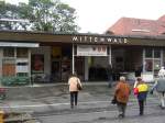 Bahnhof Mittenwald am 20.09.04!!! ...  Daniel P. 06.11.2007