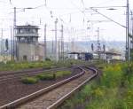 Blick in den Naumburger Hbf aus Richtung Westen; 07.10.2007  ...