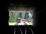 W�hrend der Sonderzug weiter fahren durfte, musste der Shuttle in ...
