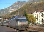 Die Re 460 107-6 ...  Christian Maier 18.11.2007