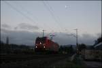 185 188 f�hrt als Lokzug Richtung Hagen. Hier bei Hohenlimburg ...