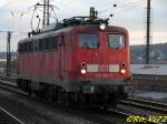 140 202-3 durchf�hrt solo den Wittener Hbf. 18.11.2007.  ...
