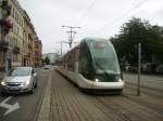 Niederflur Stra�enbahn auf der linie C.  ...