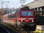 143 177-4 mit der S8 . Hier in Witten Hbf. ...