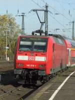 146 016 schiebt einen ...  Andreas Mack 20.11.2007