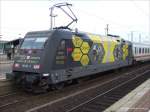 101 141-0 schiebt IC2151 nach Berlin Gesundbrunnen, hier beim halt ...