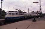 110 506-3 in Rheine 04-08-1992.   ...