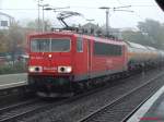 155 082 durchf�hrt Wuppertal-Oberbarmen in Richtung Wuppertal Hbf am 02.11.2007 ...
