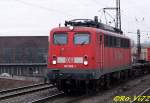 BR 140 Lokportraits 140 585-1. Witten Hbf. 24.11.2007.