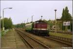 202 718 f�hrt im Juli 1997 in den Bf Chemnitz ...