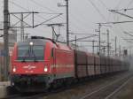 auslandische-zuge 541 105 mit dem Kopererzzug am 24.11.2007
bei der Durchfahrt in Wels.
