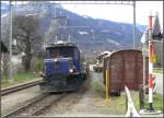 Ge 6/6 I 412 bei der Durchfahrt in Malans. (22.11.2007) ...