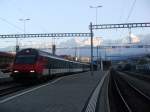 IC Brig- Bern beim Aufenthalt in Spiez am 4.11.2007  ...
