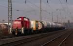 Behangen mit einigen Kesselwagen ...  Martin Kramer 28.11.2007