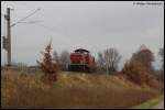 V 100 2335 als Lz unterwegs auf der KBS 786 ...