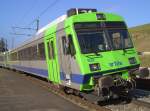 Der RBDe 566 932 der BLS am 03.11.2007 bei der ...