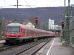 Dieser RegionalExpress fuhr am 1.Dezember 2007 von Aalen nach Stuttgart ...