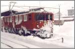 Der Winter im Februar 1998 liess den Bahnhof Chur im ...