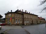 Empfangsgeb�ude des Bahnhofs Artern. ...  Michael Rathmann 05.12.2007