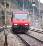 IC Brig-Basel bei Hohtenn am 1.12.2007  ...