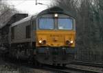 RN 266 453-0 bei der Fahrt durch Wanne-Unser-Fritz.  ...