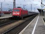 101 064 hat am 08.12.2007 die Ehre, den letzten IC ...