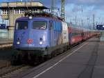 110 325 Ameropa fährt am 26.11.2007 mit ihrem Sonderzug in ... 110 325 Ameropa fährt am 26.11.2007 mit ihrem Sonderzug in ...