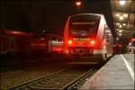 640 018 wird gleich auf Gleis 4 als RB93 (RB ...