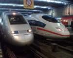 Premiere in M�nchen Hbf: am 08.12.07 stellt sich der TGV ...