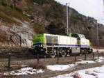 Am 848 503-4 auf Solfahrt bei Hohtenn am 6.12.2007  ...