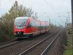 BR 643 fährt in kurze in Scharmede ein, Verspätung ca. ... BR 643 fährt in kurze in Scharmede ein, Verspätung ca. ...