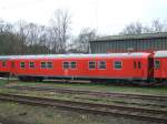 Wohn-Schlafwagen des Notfall-Einsatz-Zuges abgestellt in Wanne Eickel Hbf.(06.12.2007)  ...