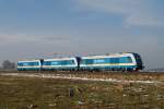 223 062, 065 und 063 (Arriva) mit Dbz 83516 bei ...