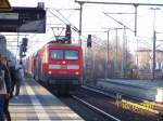 Zug RE1 einfahrt im Bahnhof F�rstenwalde/Spree
aus Berlin ein
Aufgenommen 10 Dezember ...