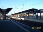 F�rstenwalde/Spree Bahnhof Gleis 1 ...  Frank Schroeder 14.12.2007