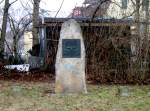 Gedenkstein in Machern 20.12.07. ...  Kai Gl��er 20.12.2007