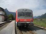 Au�erplanm��iger Wendepunkt Vils in Tirol f�r VT 628.103, nachdem ein ...