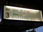 Horb am Necker am 29. Oktober 2006. Ein Cisalpino f�hrt ...