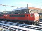 BR 155 165-6 abgestellt in Wanne Eickel Hbf.(22.12.2007)  ...