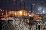 152 014(?), 185 162, 140 856 stehen mit weiteren Loks ...