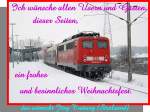 140 432-6 mit Weihnachtsgr�ssen ...  J�rg Trutwig 24.12.2007