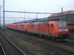 5x BR 185 abgestellt ...  Hubert Hager 26.12.2007