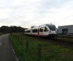 Dieser Stadler GTW ist am 27.12.2007 als Stoptrain von Roermond ...