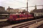 3610 mit SNCF Gep�ckwagen in Luxemburg September 1990.  ...